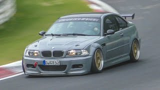 PURE SOUND S54B32 E46 M3 on the Nurburgring [upl. by Nalon]