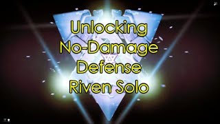 How to Unveil a NoDamage Taken Defense while Solo Riven  Warframe [upl. by Tara]