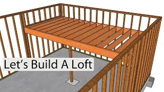 How to Frame and Build a Loft – Home Design Examples [upl. by Naitsirt]