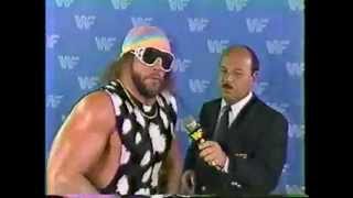 Macho Man Randy Savage Interview 07181987 [upl. by Kiel]