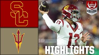 USC Trojans vs Arizona State Sun Devils  Full Game Highlights [upl. by Nyvrem705]