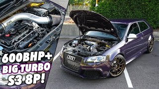 The 600BHP BIG Turbo S3 8P from HELL [upl. by Shel561]