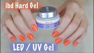 How To Apply IBD Hard Gel on Natural Nails  Part 1 of 2 [upl. by Annaeiluj665]