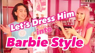 DRESS BOY AS BARBIE STYLE ♡ MEET SOESBE [upl. by Akinat]