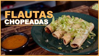 Como hacer FLAUTAS de carne DESHEBRADA [upl. by Analem]