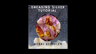 Encased Silver Lampwork Bead Tutorial by Kerri Keffeler  Lampworking for Beginners [upl. by Nohpets]