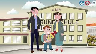 Animation Video  Wie ist das Schulsystem in Deutschland Bagaimana sistem sekolah di Jerman [upl. by Eenoj]