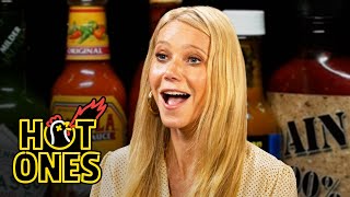 Gwyneth Paltrow Is Full of Regret While Eating Spicy Wings  Hot Ones [upl. by Cannice]