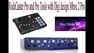 RodeCaster Pro and Pro Tools with Digidesign Mbox 2 Pro [upl. by Hawkie]