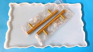 How to Make a Beautiful Resin Tray From a mold [upl. by Jecoa]