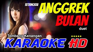 SETANGKAI ANGGREK BULAN KARAOKE DUET BROERY [upl. by Langan349]