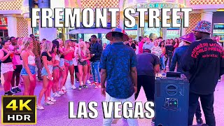 Fremont Street Las Vegas Walk  September 2023 [upl. by Marni]