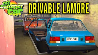 DRIVABLE LAMORE  KEYS ENGINE REPAIR CREAM INTERIOR SECOND LICENSE PLATE COBRA  My Summer Car [upl. by Anaidni919]