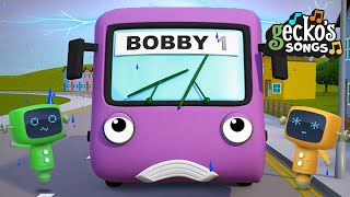 The Bus Song  Geckos Garage  Trucks For Children  Songs amp Nursery Rhymes For Kids [upl. by Kare]