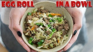 Keto Egg Roll In A Bowl  1 Pot Dinner [upl. by Eselahc185]