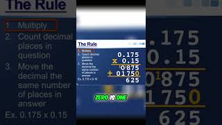 Learn Multiplying Decimals Easily  Step by Step [upl. by Shriner815]