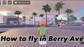 Here’s a tutorial how to fly in Berry Ave😁🏝️ [upl. by Asilrahc]