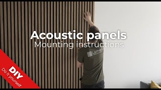 How to install acoustic panels ❓ Assembly instructions 🔨  Lameo [upl. by Lassiter]