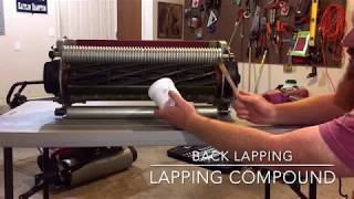 DIY Back Lapping a Powered Reel Mower [upl. by Ikairik562]