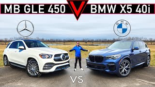 LUXURY FOES  2023 BMW X5 vs 2023 Mercedes GLE Comparison [upl. by Sisi]