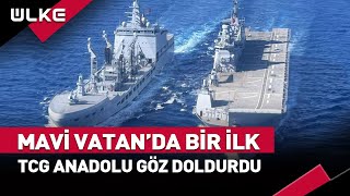 Mavi Vatanda TCG Anadolu İle Bir İlk haber [upl. by Parcel843]