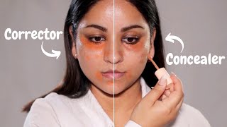 Color Correcting with a Deep Concealer Wait till you see the AFTER [upl. by Croom]