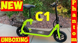 Phantom Bike Sit and Go C1 Foldable Electric Scooter [upl. by Anayk]