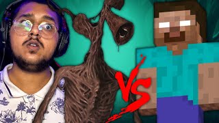 MINECRAFT  Herobrine vs SirenHead  Rachitroo [upl. by Tterb]