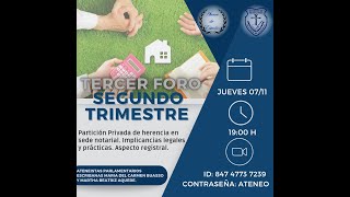 3ER FORO  2DO TRIMESTRE 07112024 [upl. by Ahsenal]