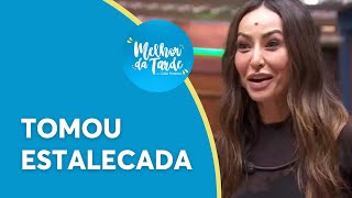 BBB 24 participante é punida após derrubar Sabrina Sato  Melhor da Tarde [upl. by Letsyrk]