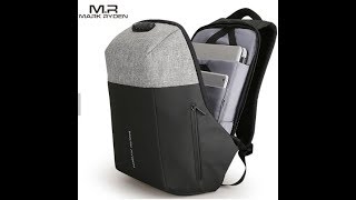 MOCHILA ANTIRROBO USB MARK RYDEN SEGURO COMBINACION [upl. by Mochun]