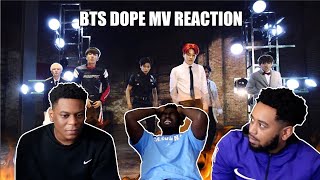 BTS  DOPE Official MV  REACTION [upl. by Aicertap931]