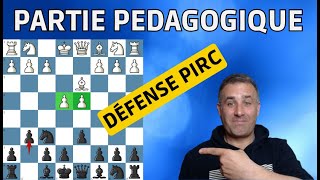 Comment jouer cette ouverture aux échecs  Pirc [upl. by Akinat432]