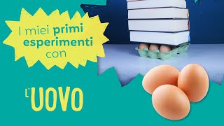 Esperimenti con luovo per bambini  Il laboratorio dei piccoli scienziati  Editoriale Scienza [upl. by Annais]