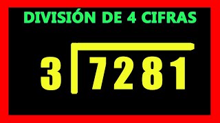 ✅👉 Divisiones de 4 Cifras y un Divisor [upl. by Beauregard705]