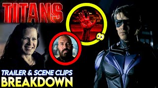 TITANS SEASON 4 Teaser Trailer  SCENE CLIPS Breakdown  Things Missed amp Villains Explained [upl. by Claudianus]