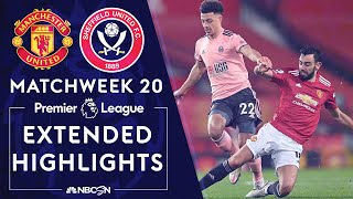 Manchester United v Sheffield United  PREMIER LEAGUE HIGHLIGHTS  1272021  NBC Sports [upl. by Aiem]