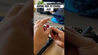 Adding Reel to Fishing Rod reelfishingfishingrodrodattachmentfishingvideofishsocalreelfish [upl. by Lecrad]