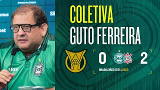 CORITIBA 0 X 2 CORINTHIANS  COLETIVA GUTO FERREIRA [upl. by Aitrop]