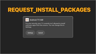 Use of the REQUESTINSTALLPACKAGES permission [upl. by Aicilaanna]