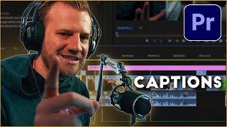 HOW to ADD Captions EASY in Adobe Premiere Pro 2022 [upl. by Ehsiom]