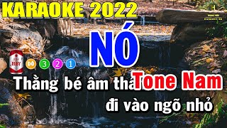 Nó Karaoke Tone Nam  Trọng Hiếu [upl. by Rodolfo]