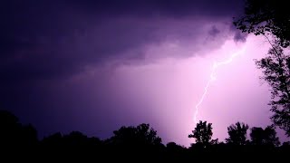 Heavy Thunderstorm Sounds  Relaxing Rain Thunder amp Lightning Ambience for Sleep  HD Nature Video [upl. by Hauser]