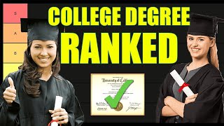 College Degree Tier List Bachelor Degrees Ranked [upl. by Va]