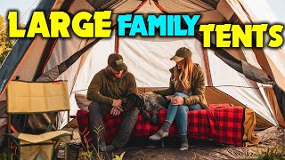 ✅ Top 5 Best Large Family Tents Reviews in 2024  Best Family Camping Tents 2024  Camping Gear [upl. by Lacagnia]