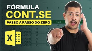 Como fazer a função CONTSE no EXCEL [upl. by Otrevire]