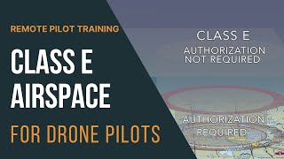 Remote Pilot Training  Class E Airspace for Drone Pilots [upl. by Atterg]