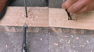 How to Use Square Hole Drill Bit 2021 [upl. by Cindra815]