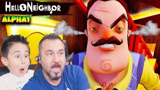 HELLO NEIGHBOR KAZIM USTA DELİRDİ  HELLO NEIGHBOR ALPHA1 [upl. by Tutto]