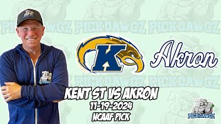 Kent State vs Akron 111924 College Football Picks amp Predictions  Week 13 NCAAF [upl. by Chaudoin]